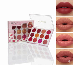 Hudamoji Matte Lip Palette - 12 Colors Hudamoji