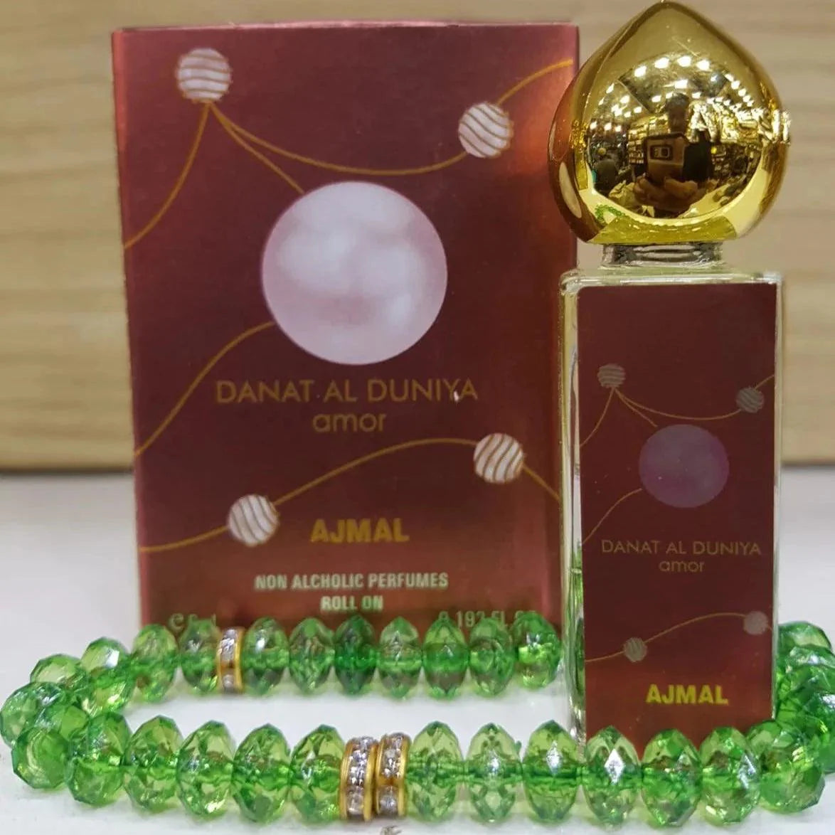 Danat Al Duniya Ajmal Attar with Tasbeeh 6ml Danat Al Duniya