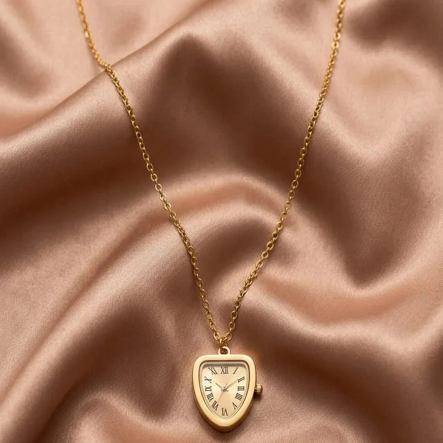 Vintage Style Watch Necklace Cosmia.pk