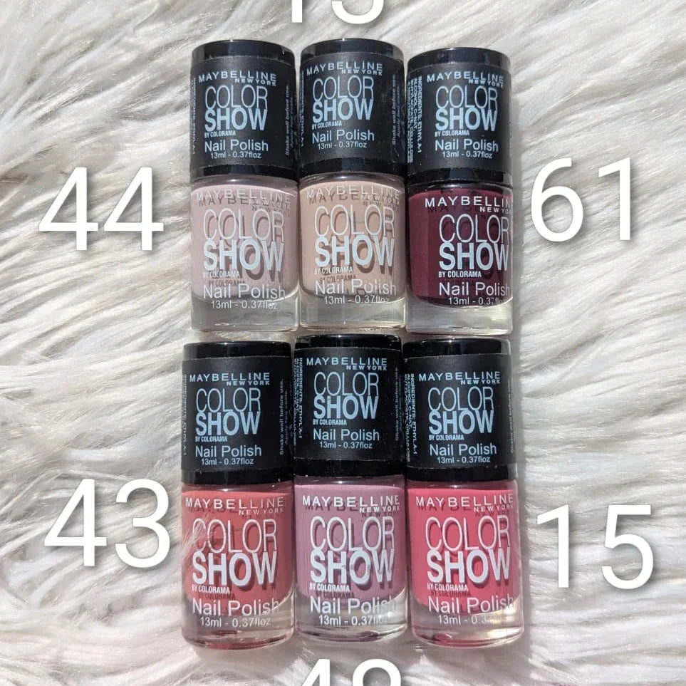 Maybelline Permanent Nail Paint Maybelline