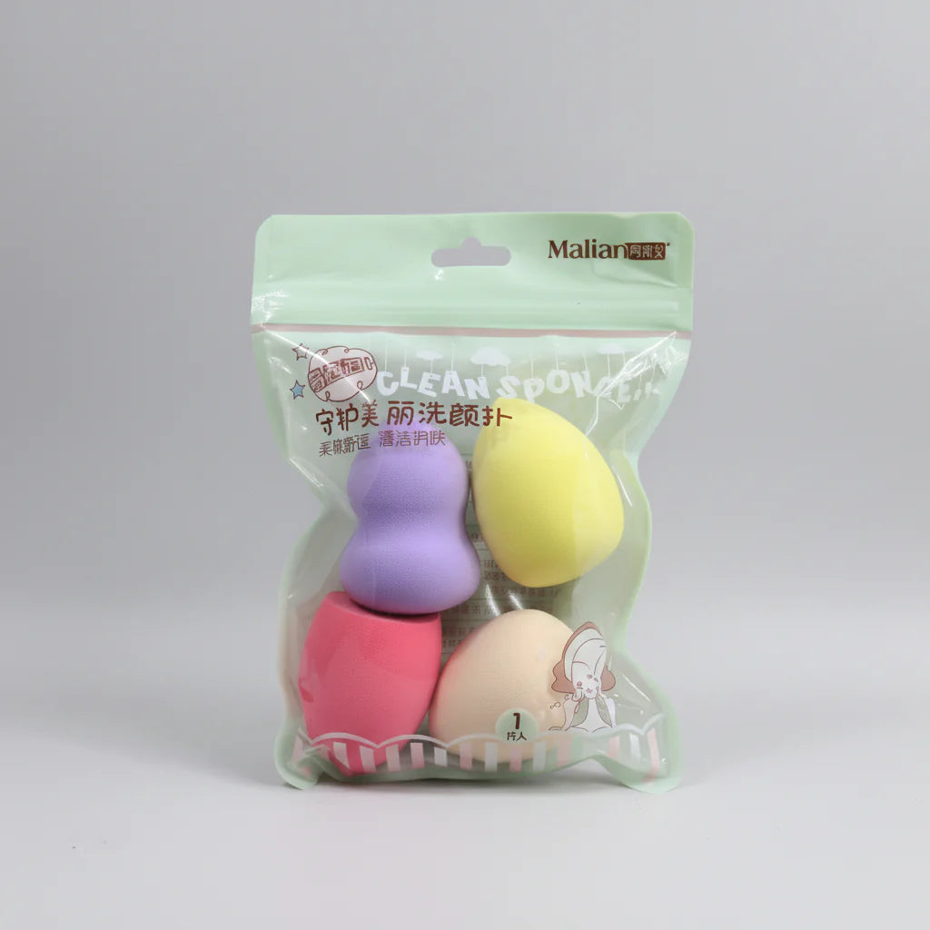 Malian 4 in 1 Makeup Blender pack Malian