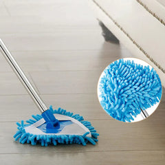 180 Degree Rotatable Adjustable Microfiber Telescopic Triangle Mop Cosmia.pk
