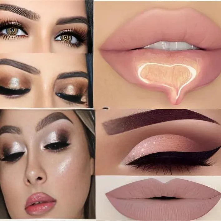 Huda Beauty 5 Combo Lipstick + Eye Shadow 2-in-1 Huda Beauty