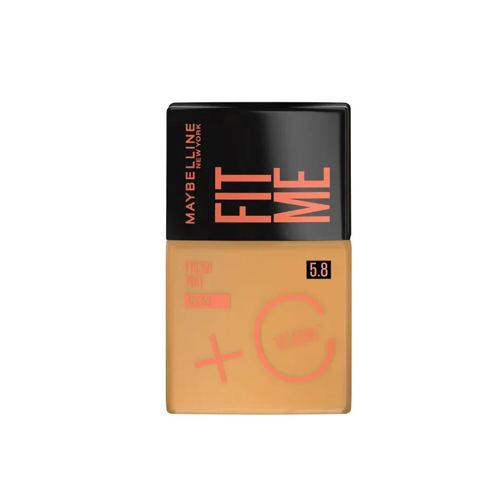 Original Maybelline - Fit Me Fresh Tint Spf 50 + Vitamin C Foundation Maybelline