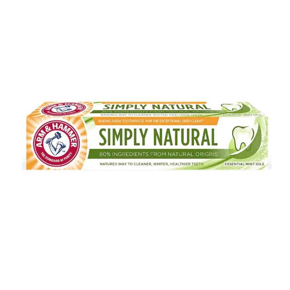 Arm & Hammer Simply Natural Toothpaste - 75ml Arm & Hammer