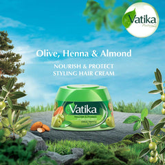 Vatika Naturals Nourish & Protect Styling Aloevera Hair Cream 140ml Vatika