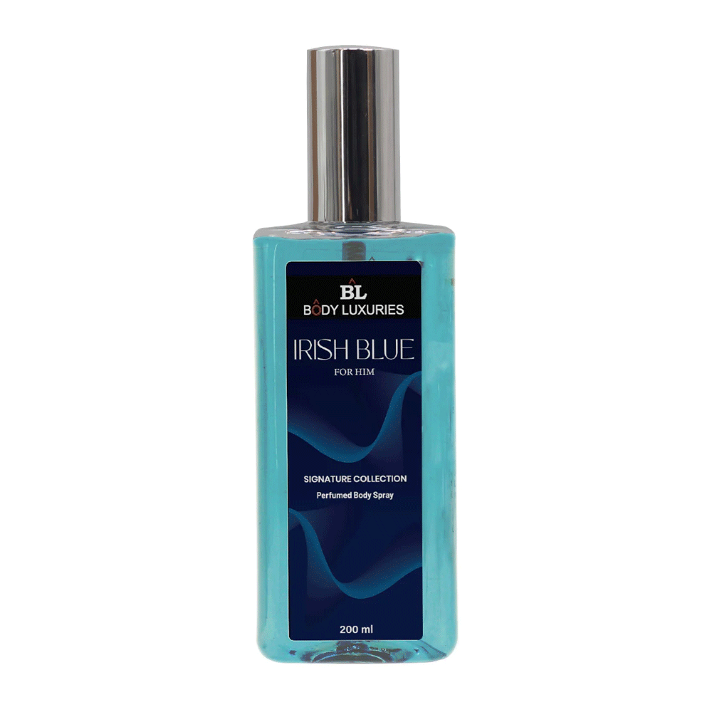 Body Luxuries Irish Blue Body Spray 175ml Body Luxuries