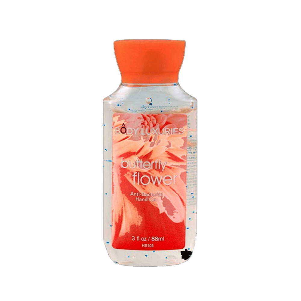 Body Luxuries Butterfly Flower Hand Gel 88ml Body Luxuries