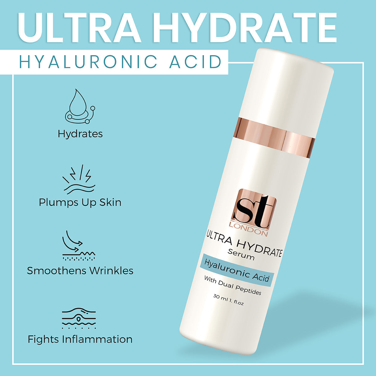 ST London - Ultra Hydrate Serum - 30ML cosmia.pk