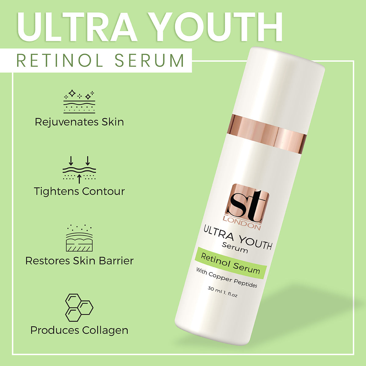 ST London - Ultra Youth Serum - 30 ML cosmia.pk