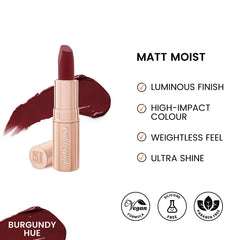 ST London - Matt Moist Long-Lasting Lipstick - Burgundy Hue cosmia.pk