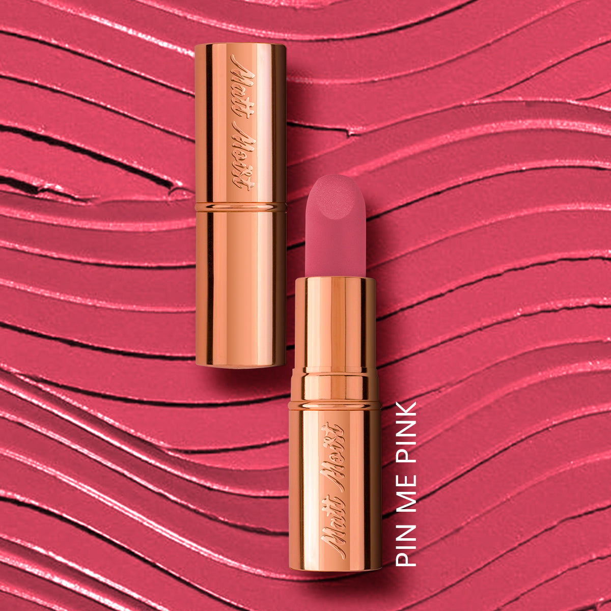 ST London - Matt Moist Long-Lasting Lipstick - Pin Me Pink cosmia.pk