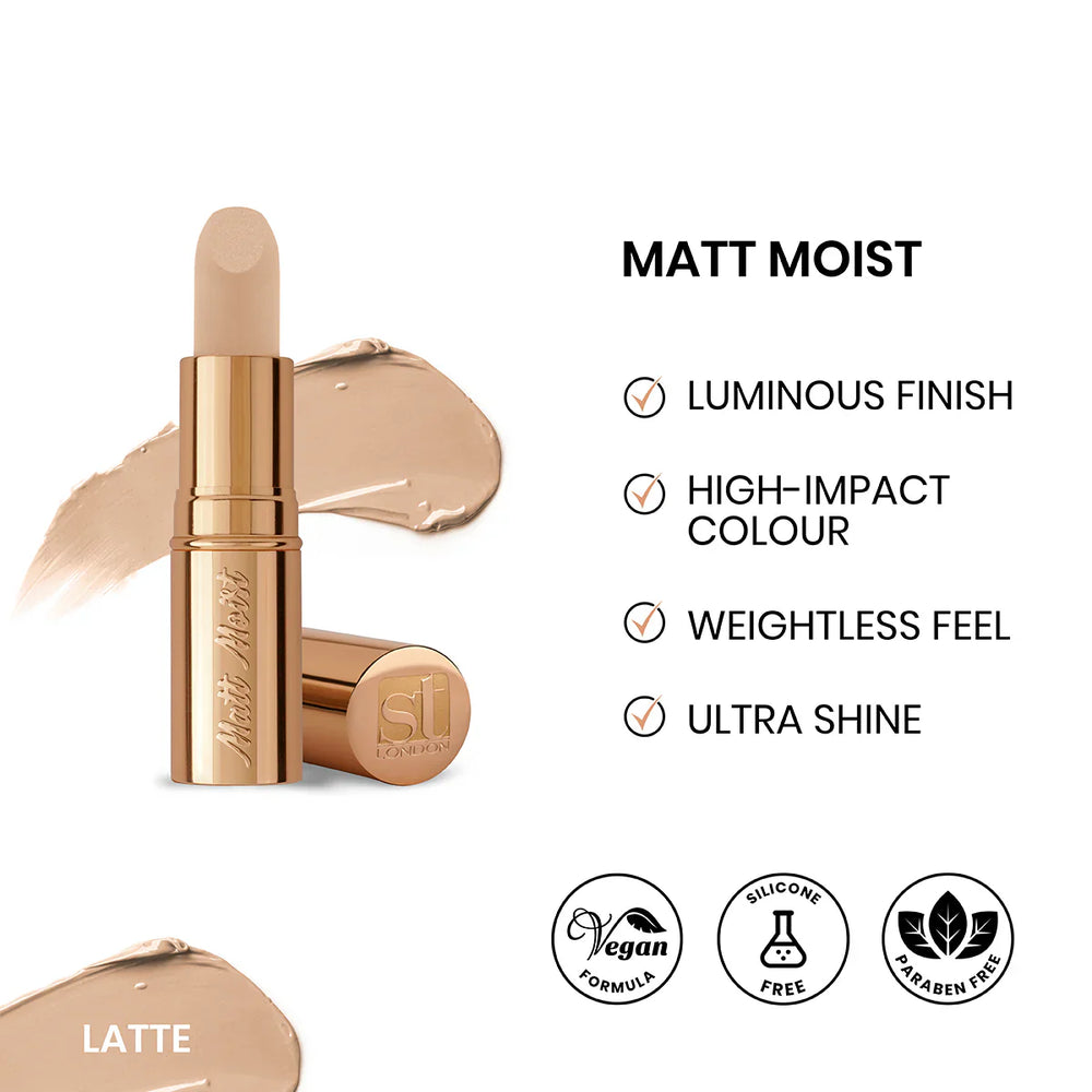 ST London - Matt Moist Long-Lasting Lipstick Cosmia.pk