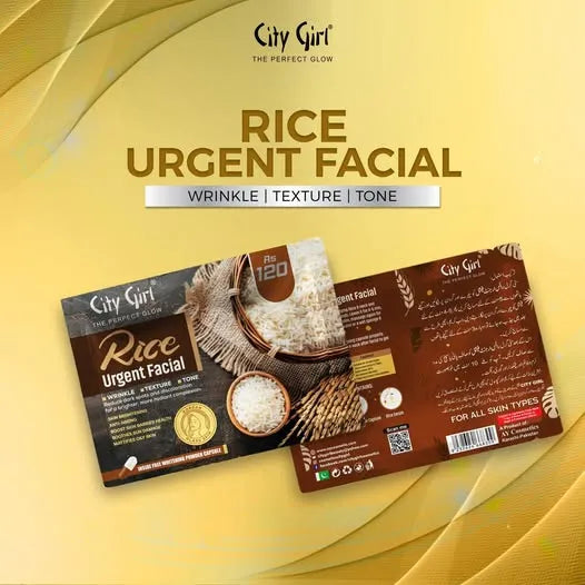 City Girl Rice Urgent Facial City Girl