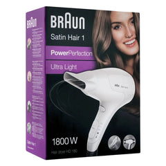 Braun Satin Hair1 Ultra Light 1800W Hair Dryer, HD-180 Braun