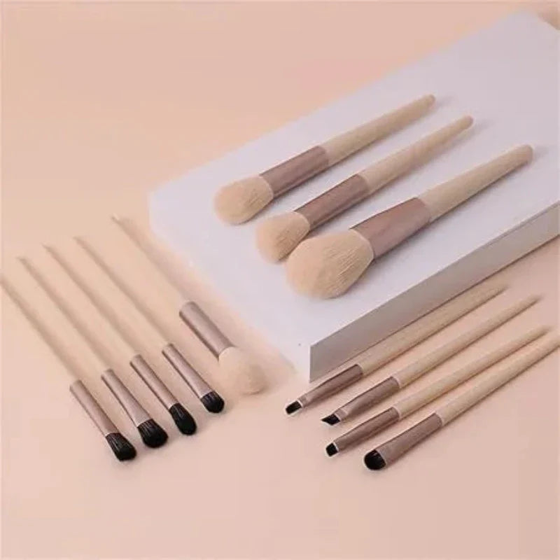 12 Pcs Fancy Make Up Brush Set Cosmia.pk