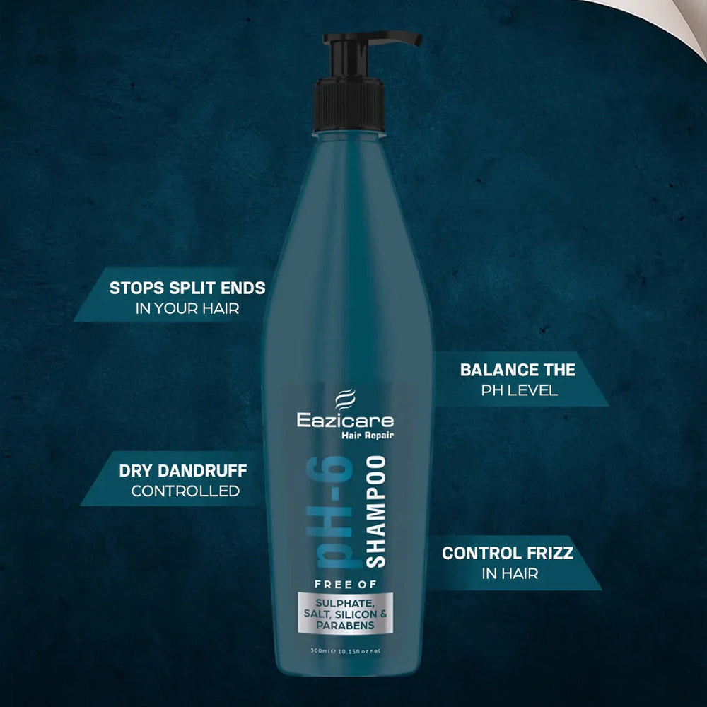 Eazicare PH6 Sulfate Free Shampoo - 300ml Eazicare