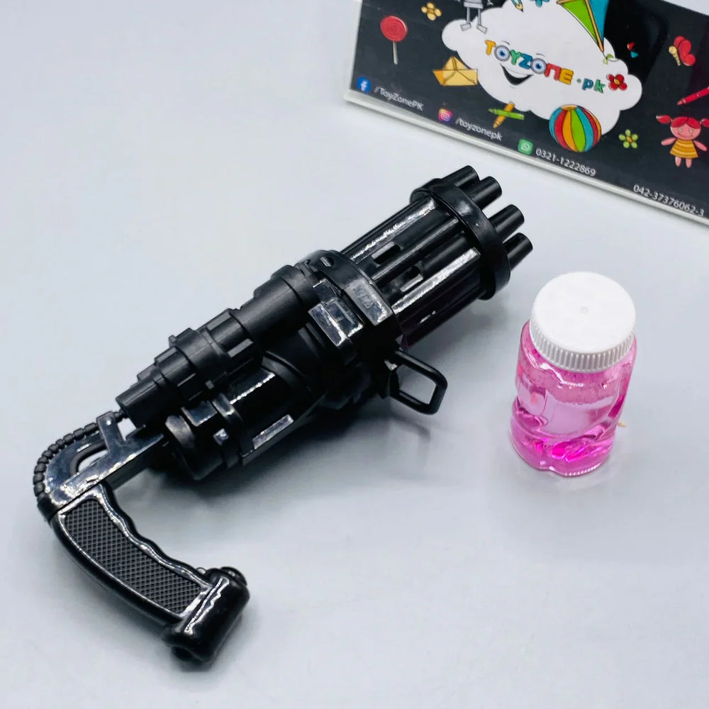 8-Hole Bubble Gun Machine - Massive Bubble Gattler Toy gun Cosmia.pk