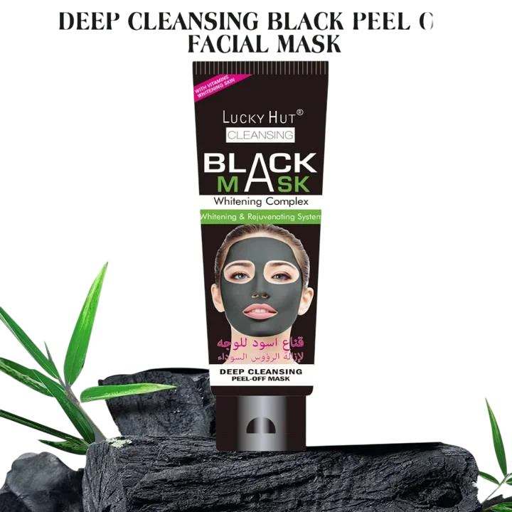 Lucky Hut Black Peel Off Mask – Best Blackhead Remover Mask Lucky Hut