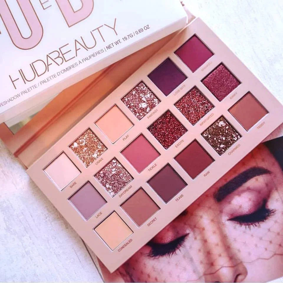 Huda Beauty Nude Eyeshadow Palette - 18 Colors Huda Beauty