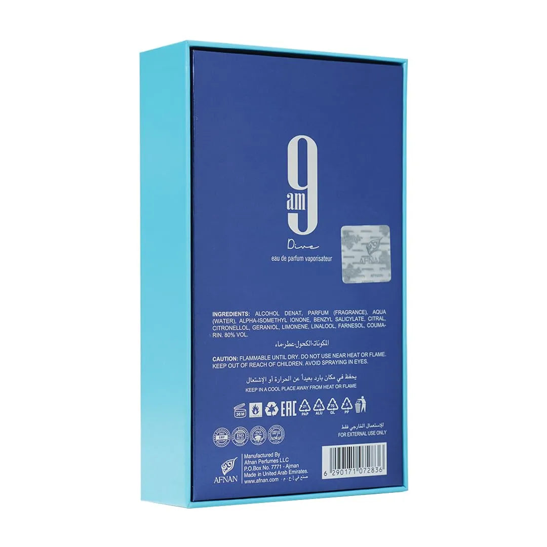 Afnan 9AM Dive Eau de Parfum (3.4 oz / 100ml) Afnan
