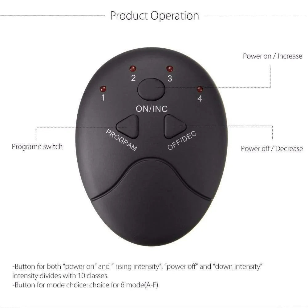 6 Pack ABS Stimulator Charging Battery Cosmia.pk