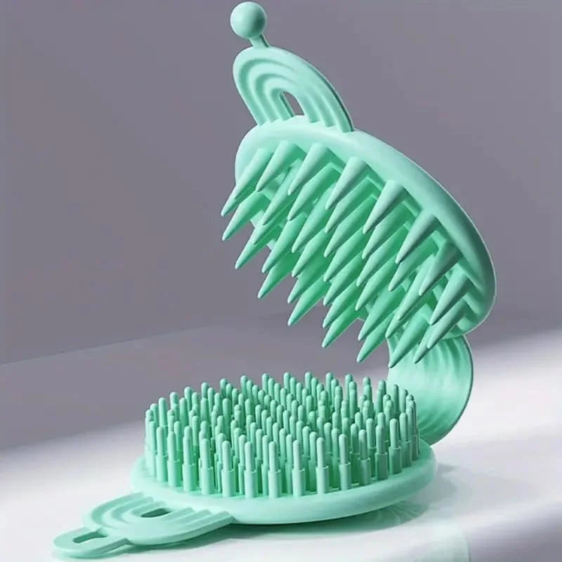 2 In 1 Double Sided Shampoo Brush Silicone Soft Cosmia.pk