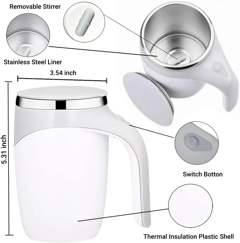 Automatic Magnetic Stirring Coffee Mug Cosmia.pk