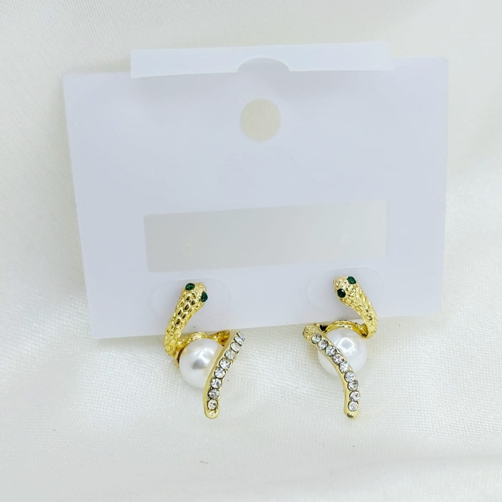 New Twist Crystal Pearl Women’s Dangle Earrings – Each Pair Cosmia