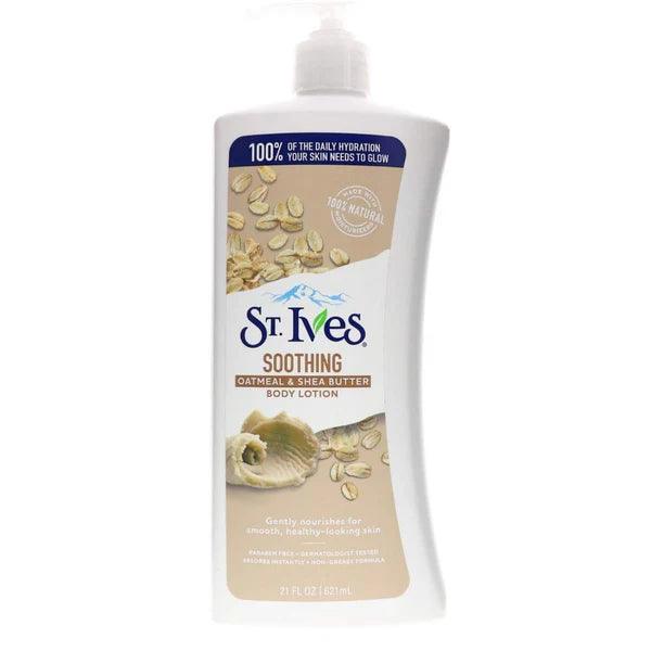 Stives Body Lotion Usa Nourish & Soothe Oatmeal & Shea 21Oz/621ML St. Ives