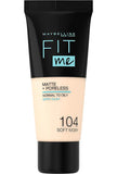 Maybelline - Fit Me Liquid Foundation Matte & Poreless