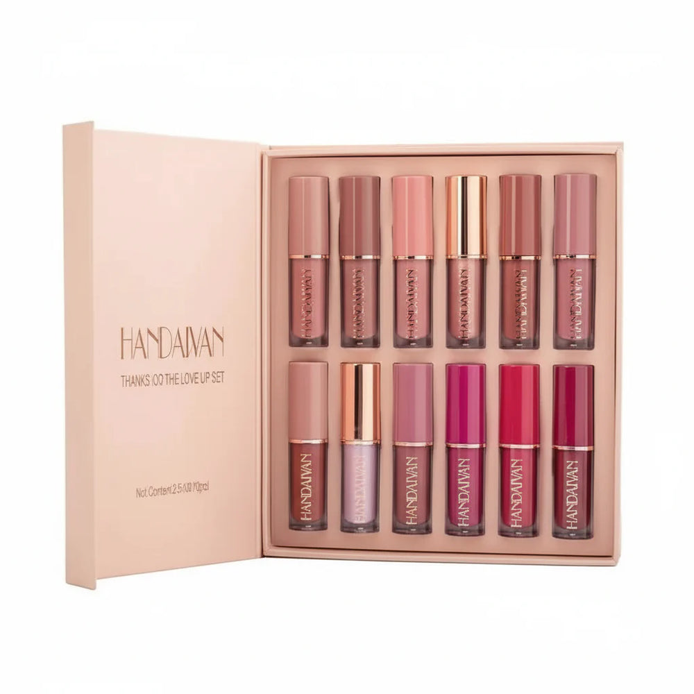 Handaiyan Matte Liquid Lipstick - 12 Pcs Set Handaiyan