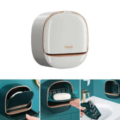 Wall Mounted Soap Holder With Flip Cover Cosmia.pk