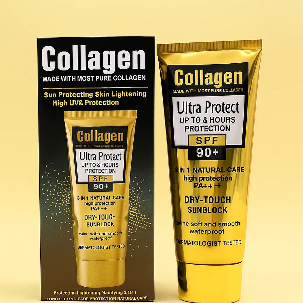 Fruit Of The Wokali Collagen Ultra Protect 3-in-1 Dry- Touch Sunblock SPF 90+ - 100ml Wokali