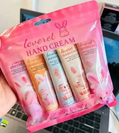 Kaliya Beauty 5 Pcs Leveret hand cream - Each 30g Kaliya Beauty