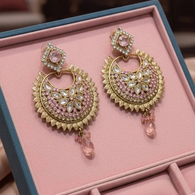 Rajwari + Kundan + Stone Earring Mix Collection Cosmia