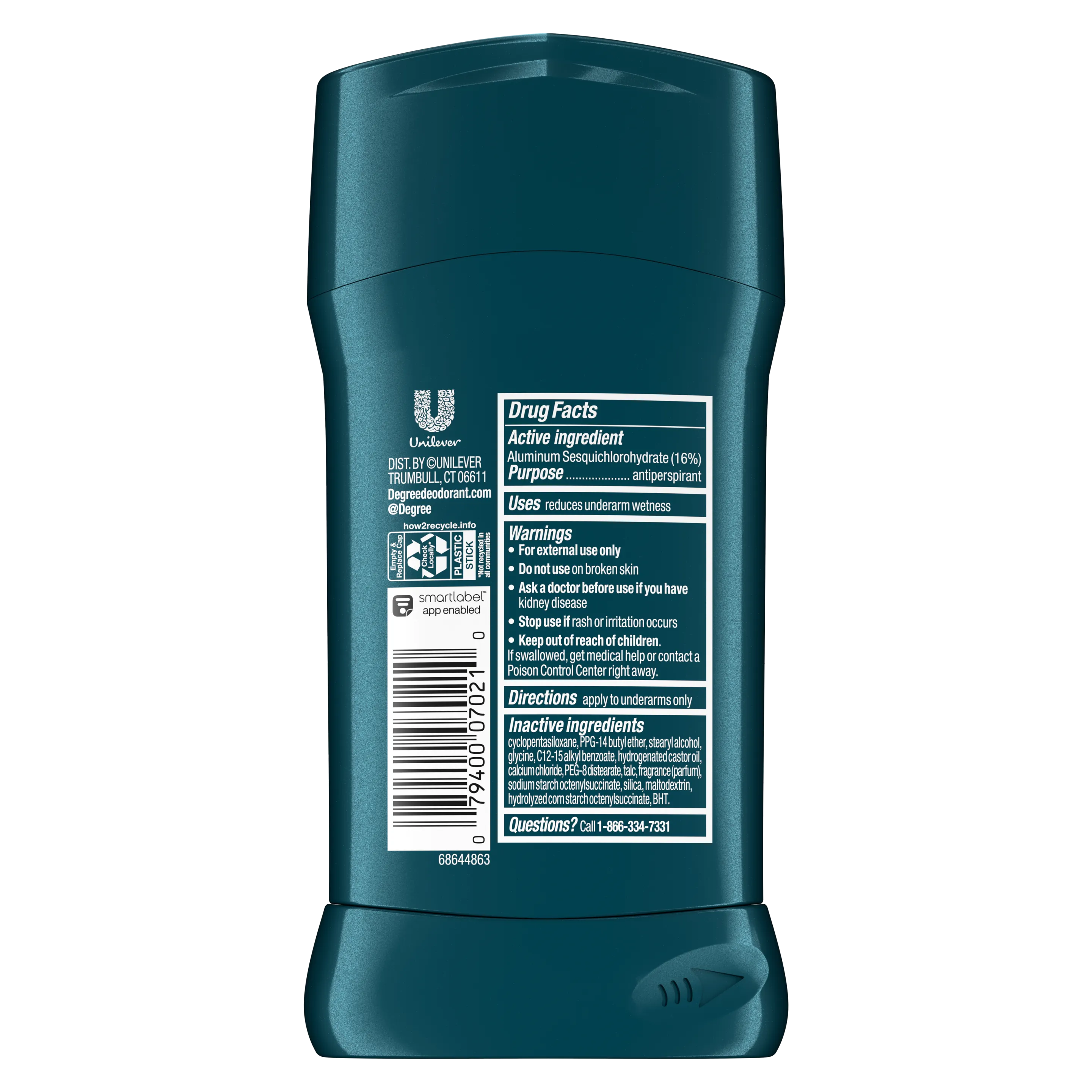 Degree Sport Defense Antiperspirant Deodorant Stick for Men - 76g Degree