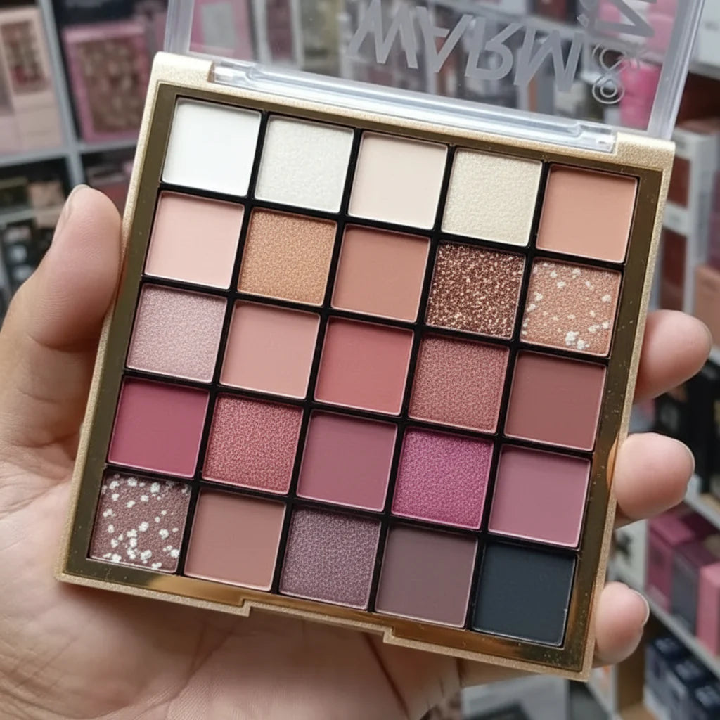 ANYLADY 25 Color Warm Naturals Eyeshadow Palette Any Lady