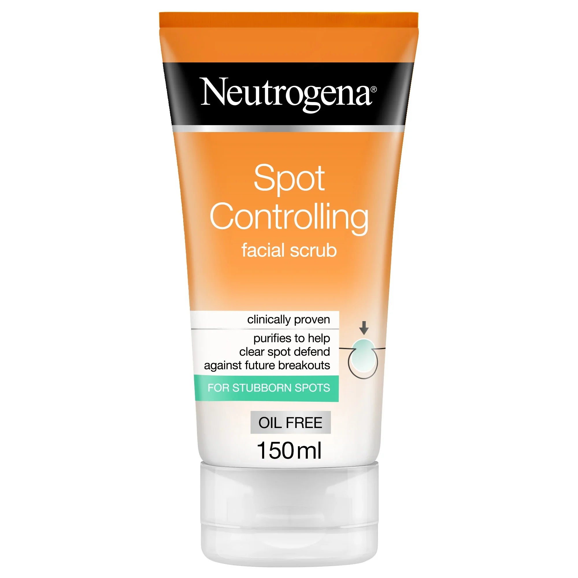 Neutrogena Spot Controlling Facial Scrub - 150ml Neutrogena