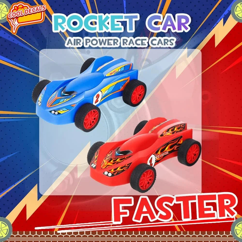 Toy Car Launchers and Air Powered Cars with Ramp and Finish Line Cosmia.pk