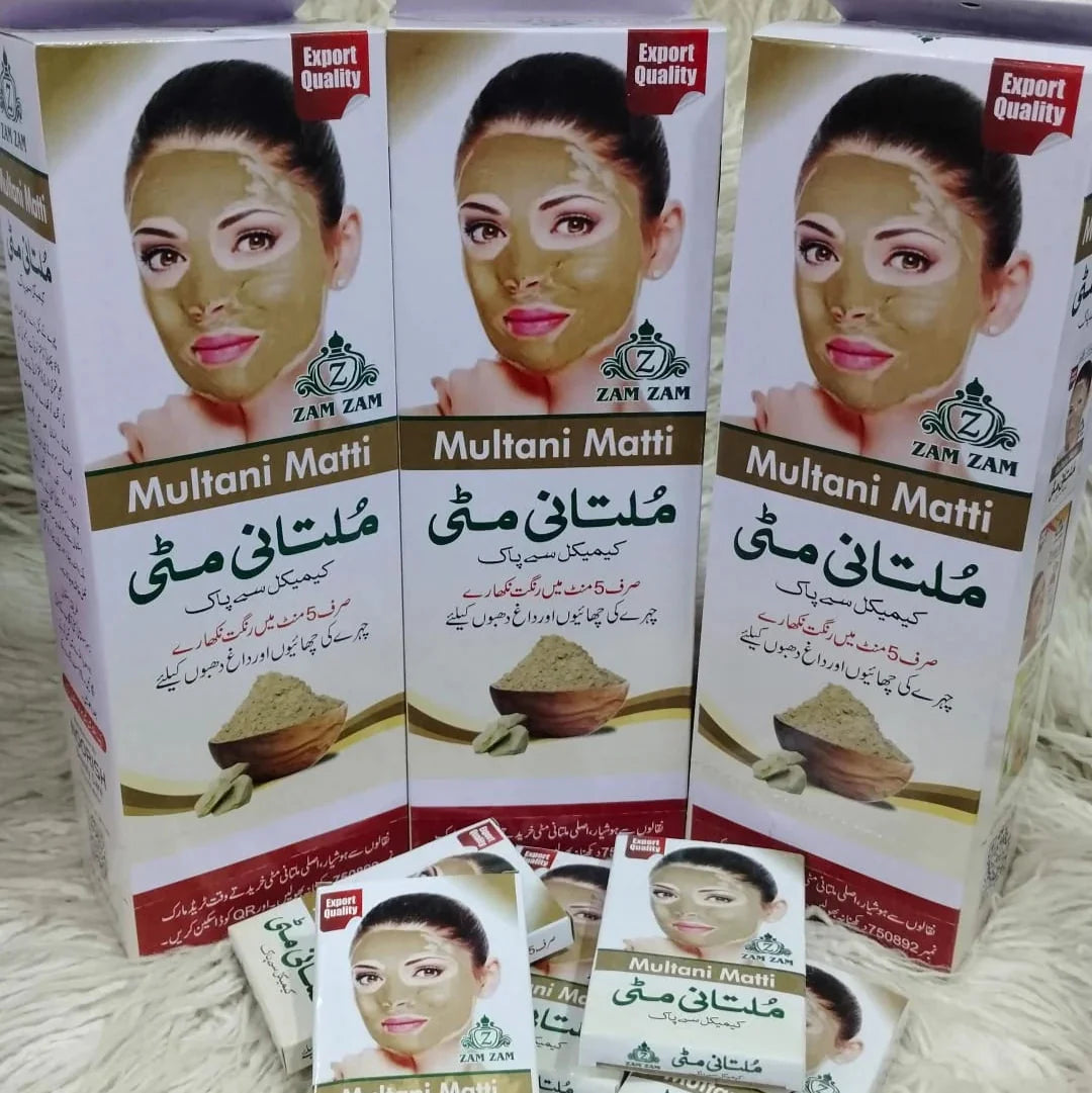 Zam Zam Multani Mitti – 24 Sachets Box Zam Zam