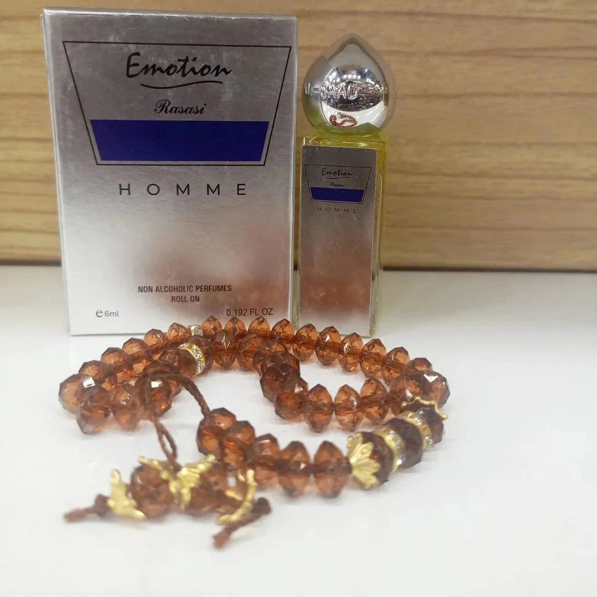 Emotion Homme Attar with Tasbeeh -  6ml Homme