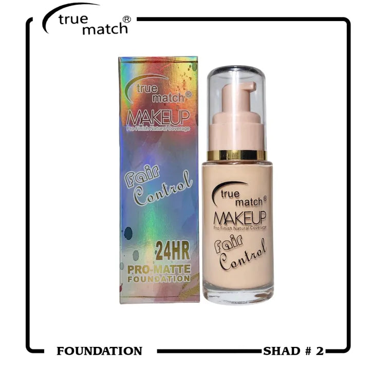 True Match Fair Control matte liquid Foundation True match