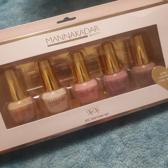 MannaKadar 5pc Nail Polish Set MannaKadar