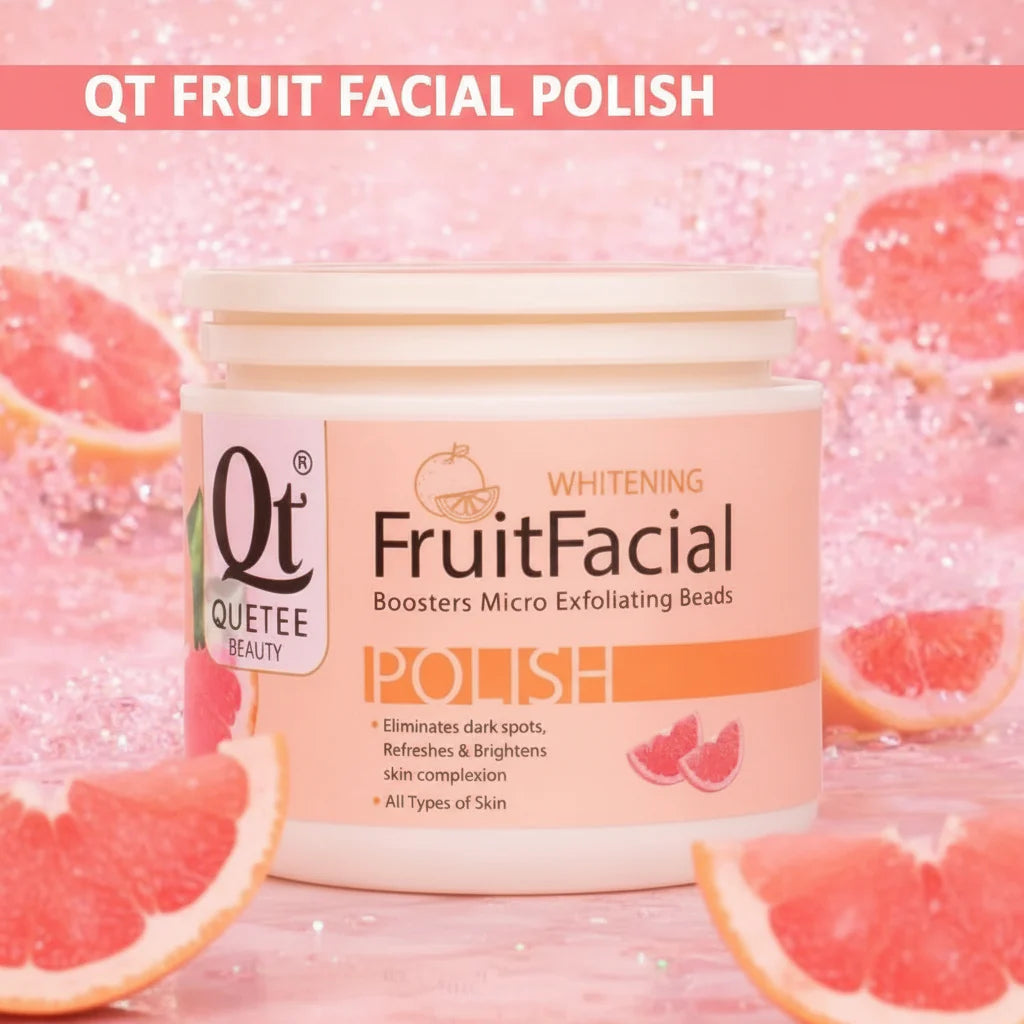 Quetee Beauty QT Fruit Facial Polish For All Skin Type - 300g Quetee