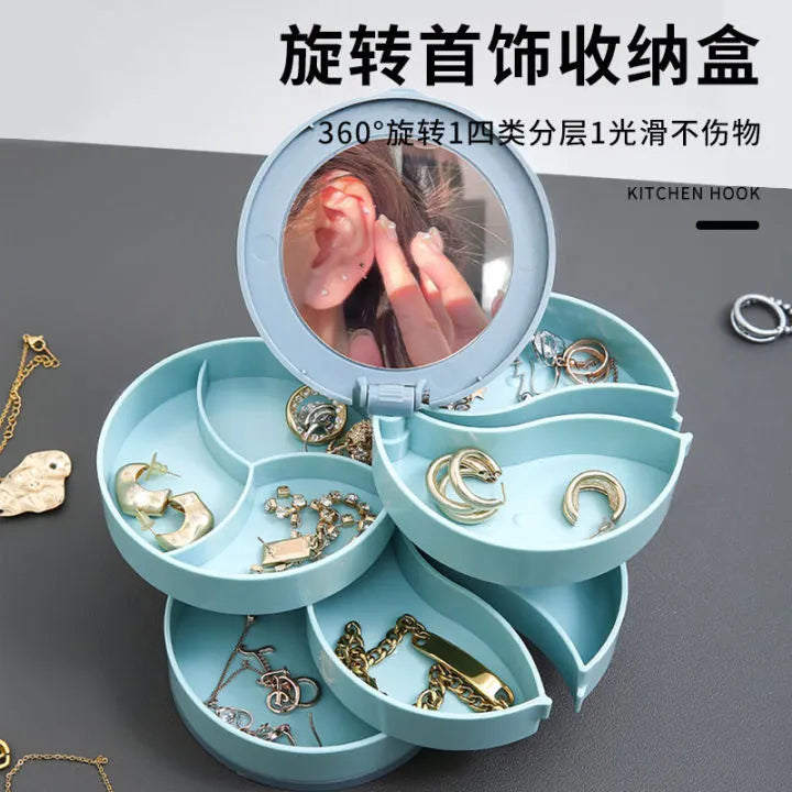 Jewelry Storage Box Multi‑Layer Organizer Cosmia.pk