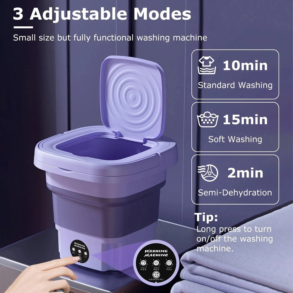 Portable Folding Washing Machine With Sensor Cosmia.pk