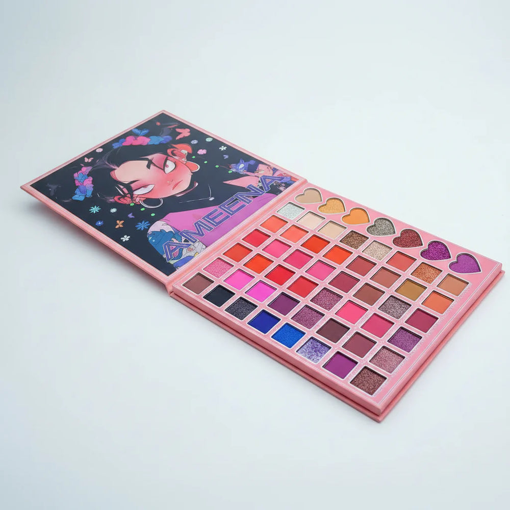 55 Colors Naked Shimmer & Nude Eyeshadow Palette Naked