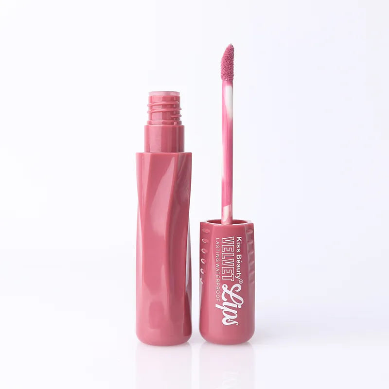 Kiss Beauty Velvet Long Lasting Waterproof Lipgloss Kiss Beauty