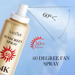 Sadoer Sunscreen Spray SPF 50 24K Gold – 150ml Sadoer